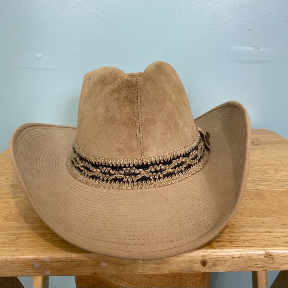 Tan Cowboy Hat with Braided Band